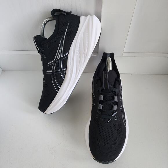 Asics Women's Size 7 Gel Nimbus 26 Black/Graphite Running Shoes Sneakers EUC - Picture 3 of 9